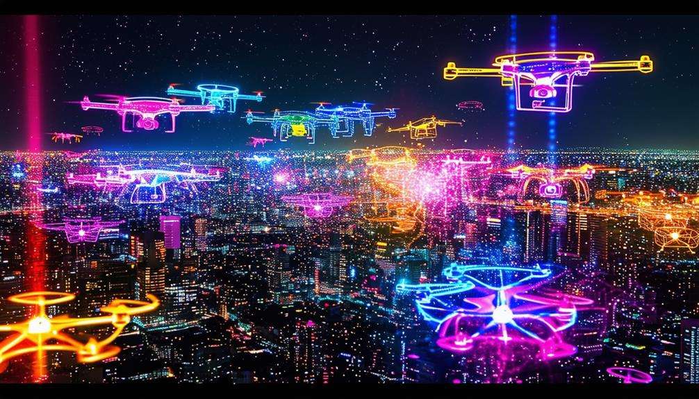 advancements in aerial displays