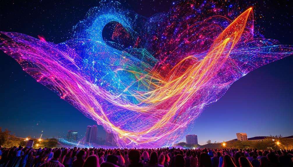 drone light display advantages