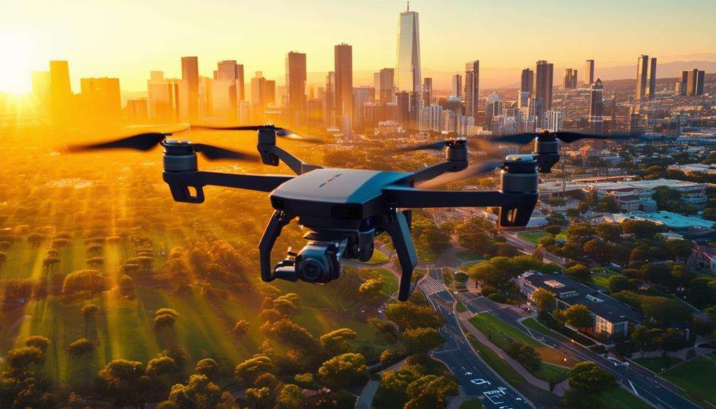 capturing drone aerial footage