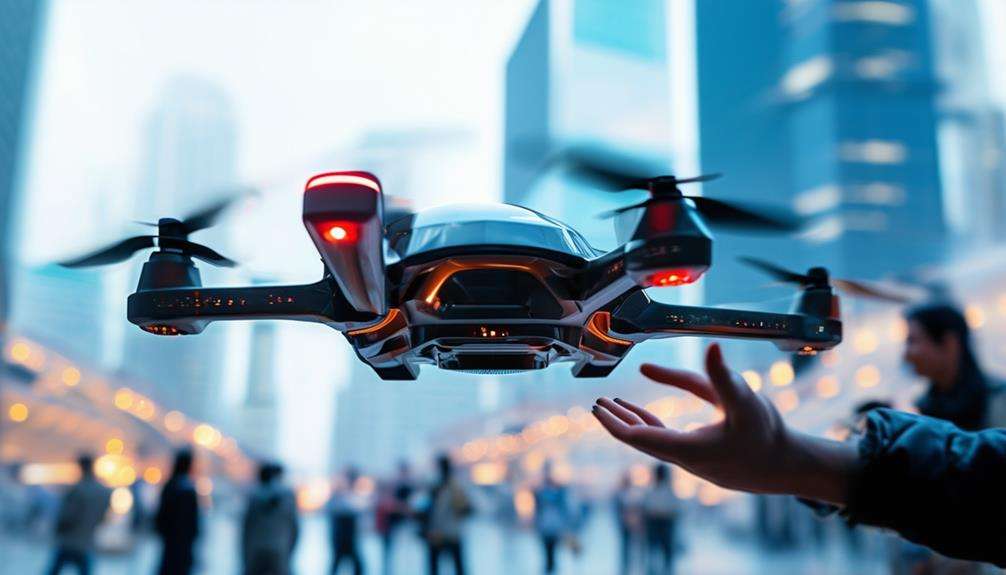 advanced drones with gestures