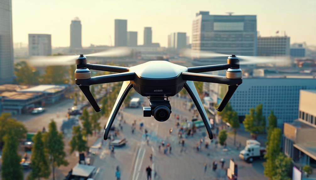 early commercial drone usage