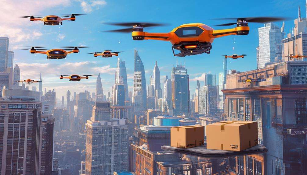 efficient aerial package transport