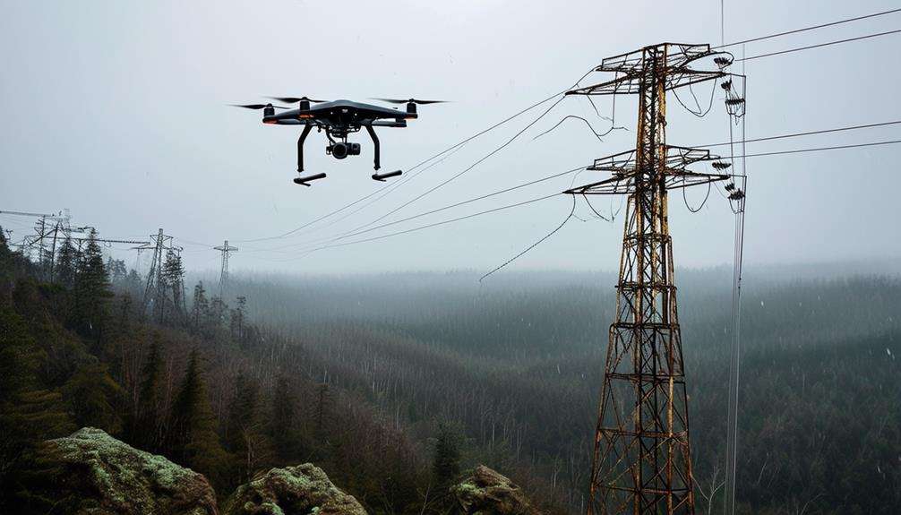 power line inspection difficulties
