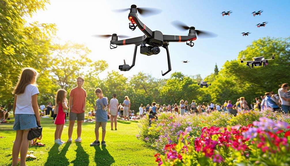 rising hobbyist drone usage