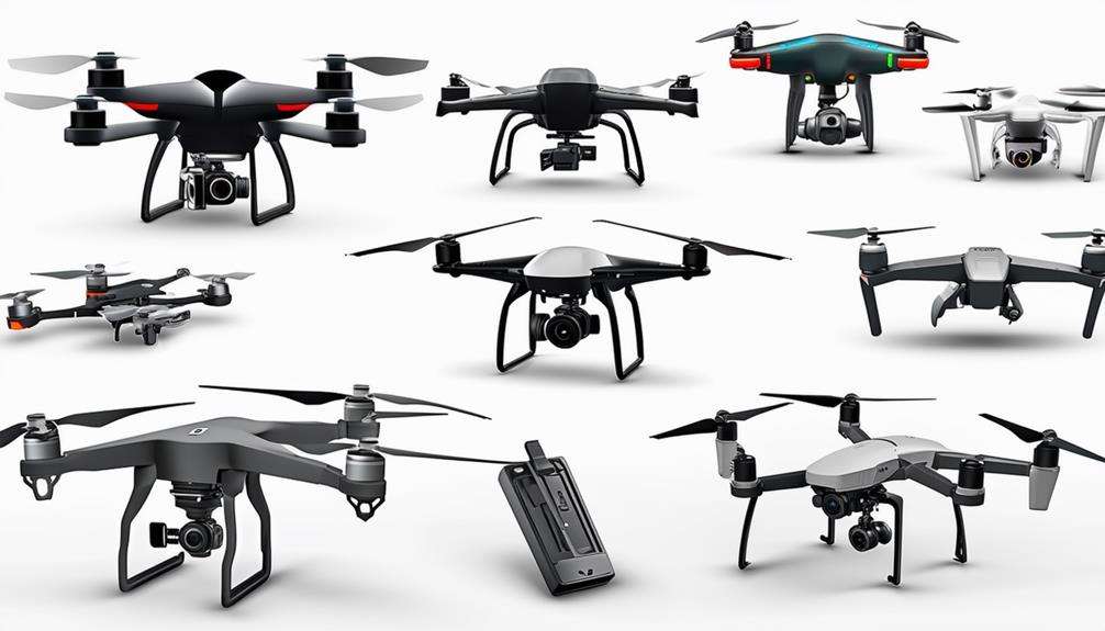 diverse drone varieties detailed