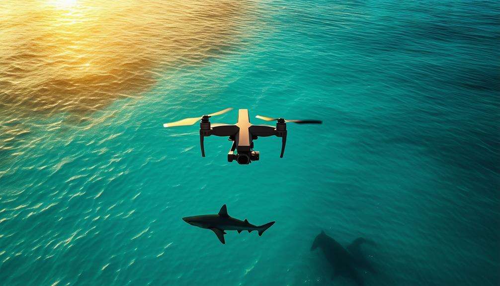 shark monitoring with drones