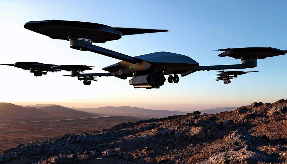 aerial robots for security