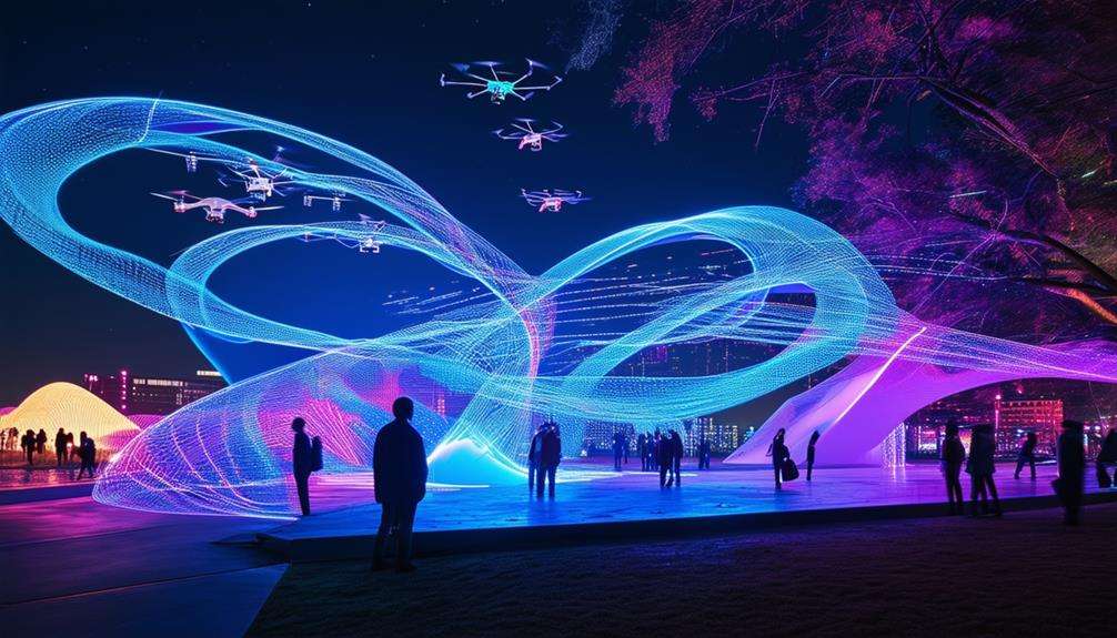 drone art exploration ahead