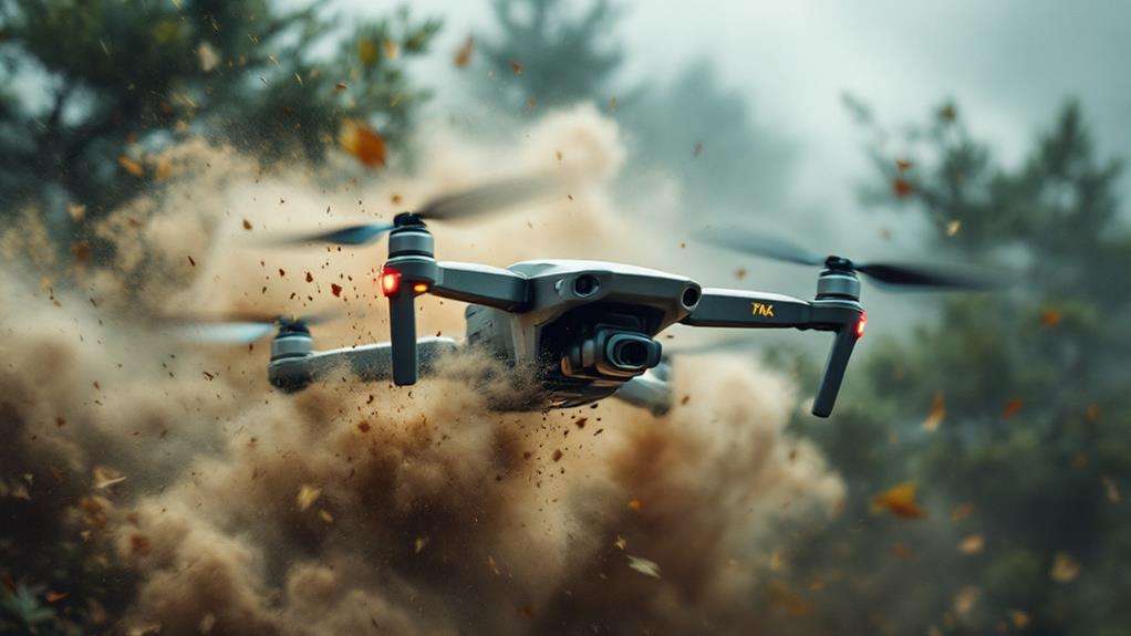 wind impact on drones