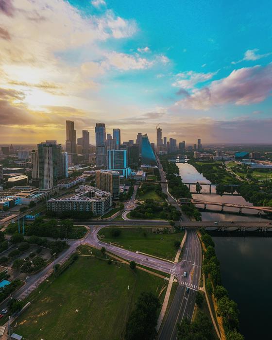 Lou Neff Point: Morning Reflections with Natural Lead-Ins