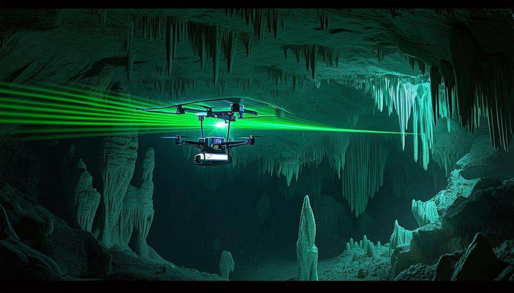 mapping with laser beams