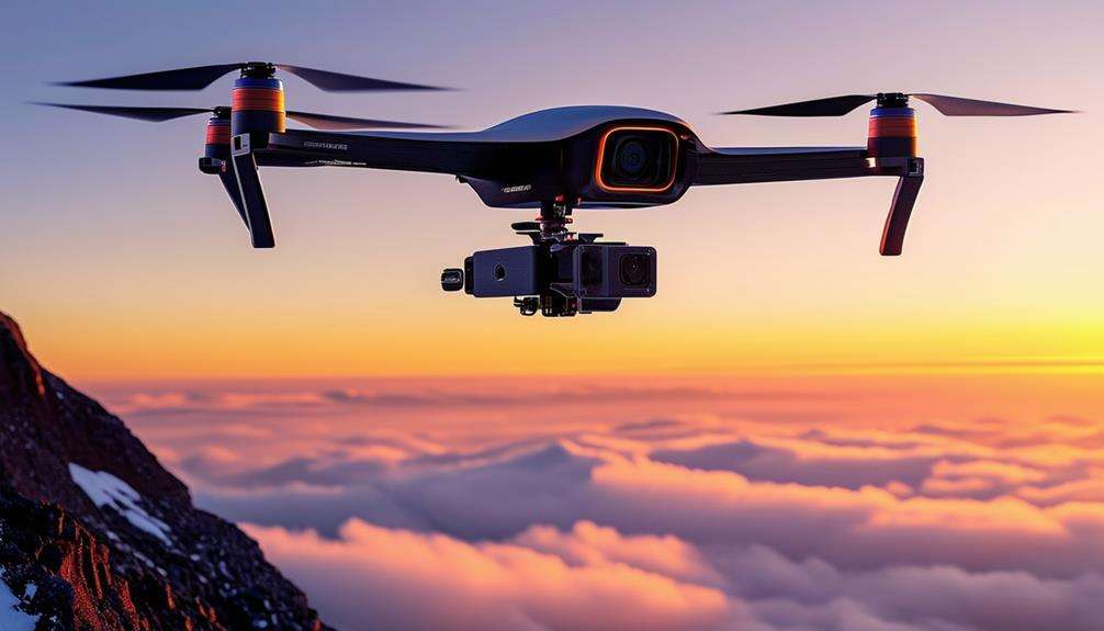 drones in high altitudes