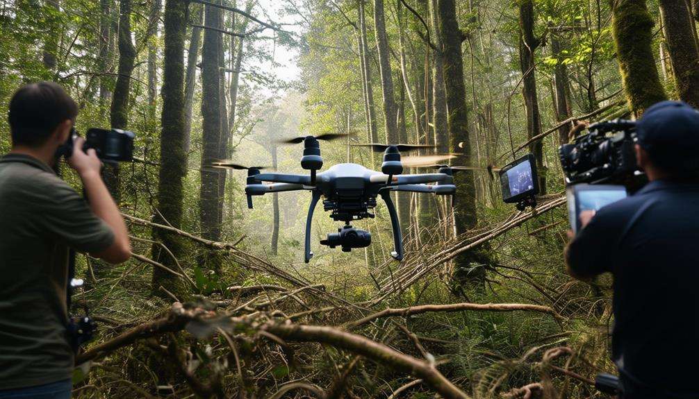 navigating drone film obstacles