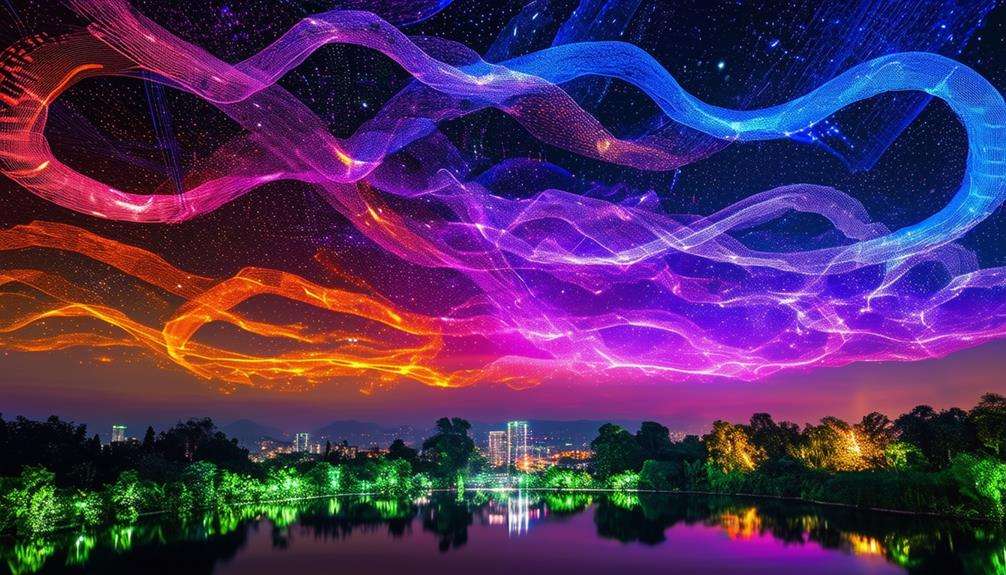 drone displays and environment